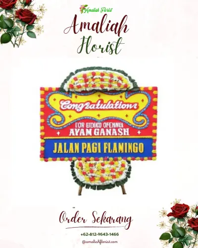 Bunga Papan Congratulation di Bangun Galih
